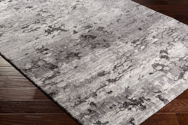 Livabliss Tuscany High Pile Area Rug Mid Century Modern Plush Woven Living Room Floor Accent Gray, Charcoal 12' x 15' TUS2310-1215