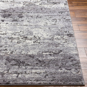 Livabliss Tuscany High Pile Area Rug Mid Century Modern Plush Woven Living Room Floor Accent Gray, Charcoal 12' x 15' TUS2310-1215