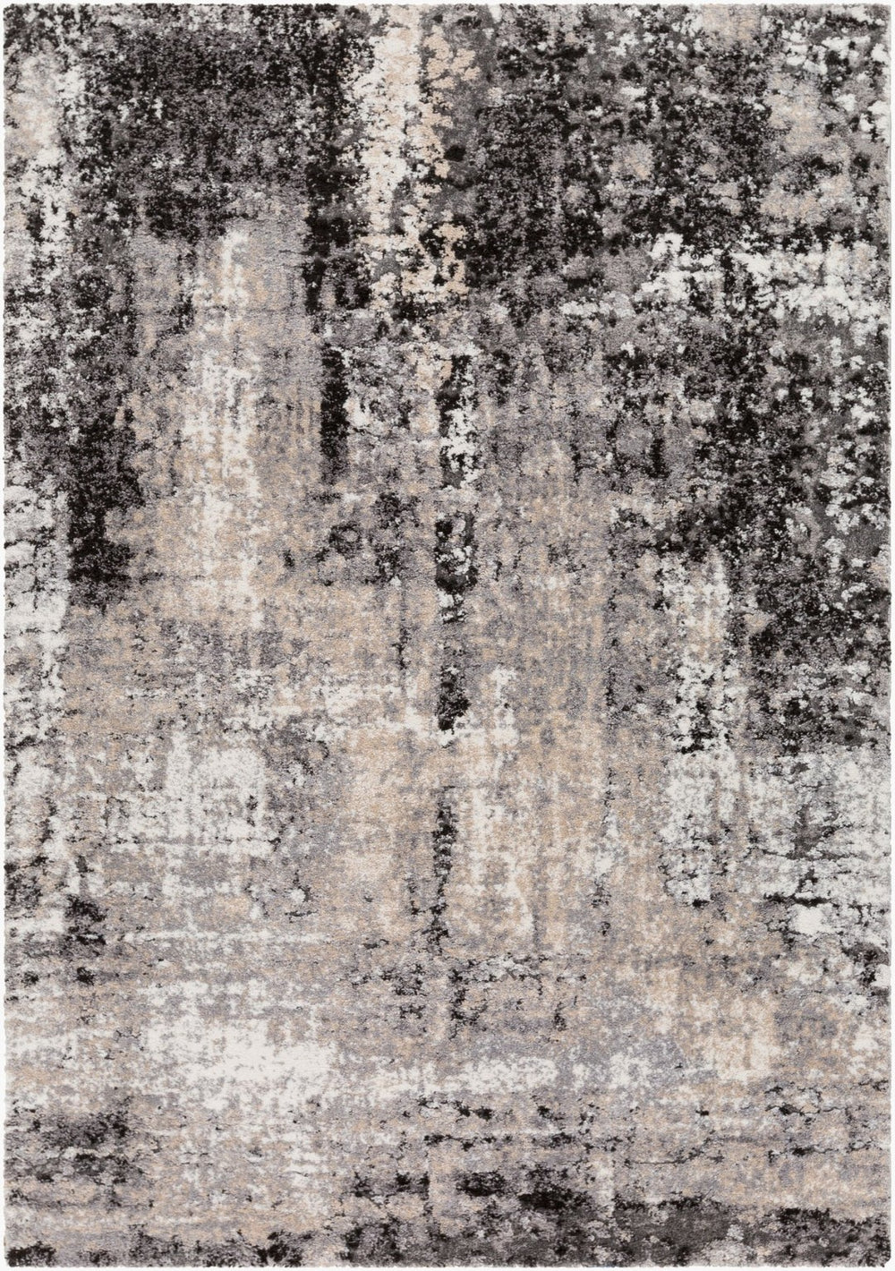 Livabliss Tuscany Geometric Mid-century Machine Woven Plush High Pile Living Room Area Rug Tan, Gray 8'10" x 12'2" TUS2312-9121