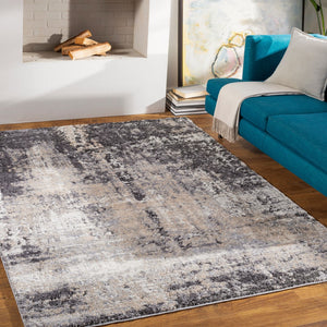 Livabliss Tuscany Machine Woven Area Rug For Modern Homes - Durable, Stylish, And Easy To Maintain In Turkey Tan,Gray,Black,Ivory,Charcoal Polypropylene,Polyester Tus2312-6796