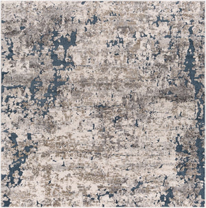 Livabliss Tuscany Machine Woven Area Rug For Modern Homes - Durable, Stylish, And Easy To Maintain In Turkey Medium Gray,Gray,Black,Ivory,Charcoal Polypropylene,Polyester Tus2313-710sq