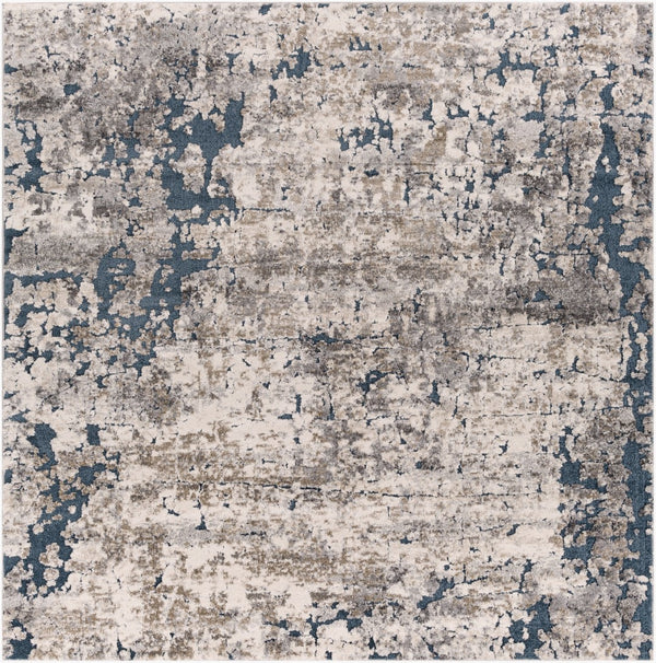 Livabliss Tuscany Machine Woven Area Rug For Modern Homes - Durable, Stylish, And Easy To Maintain In Turkey Medium Gray,Gray,Black,Ivory,Charcoal Polypropylene,Polyester Tus2313-710sq