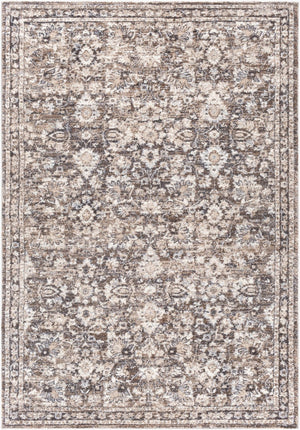 Livabliss Tuscany Traditional High Pile Area Rug Woven Polypropylene for Living Dining Rooms Brown, Charcoal 8'10" x 12'2" TUS2319-9121
