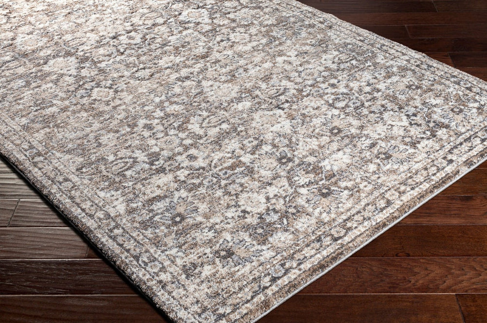 Livabliss Tuscany Traditional High Pile Area Rug Woven Polypropylene for Living Dining Rooms Brown, Charcoal 8'10" x 12'2" TUS2319-9121