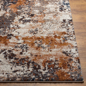 Livabliss Tuscany High Low Polypropylene Area Rug Woven in Turkey for Large Living Rooms Cream, Gray 2' x 2'11" TUS2328-23