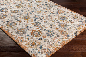 Livabliss Tuscany Medallion Square Area Rug High Pile Polypropylene Woven Living Room Accent TUS2332-710SQ