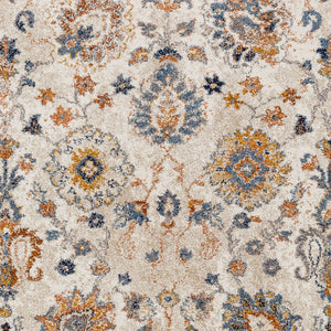 Livabliss Tuscany Medallion Square Area Rug High Pile Polypropylene Woven Living Room Accent TUS2332-710SQ