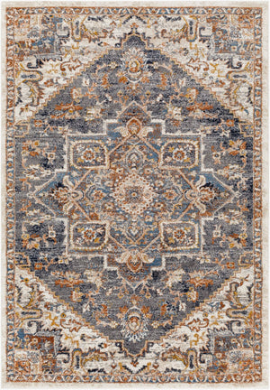 Livabliss Tuscany Traditional Polypropylene High Pile Area Rug Turkish Woven Living Room Accent Cream, Gray 2' x 2'11" TUS2334-23