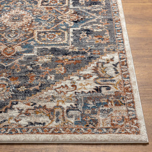 Livabliss Tuscany Traditional Polypropylene High Pile Area Rug Turkish Woven Living Room Accent Cream, Gray 2' x 2'11" TUS2334-23