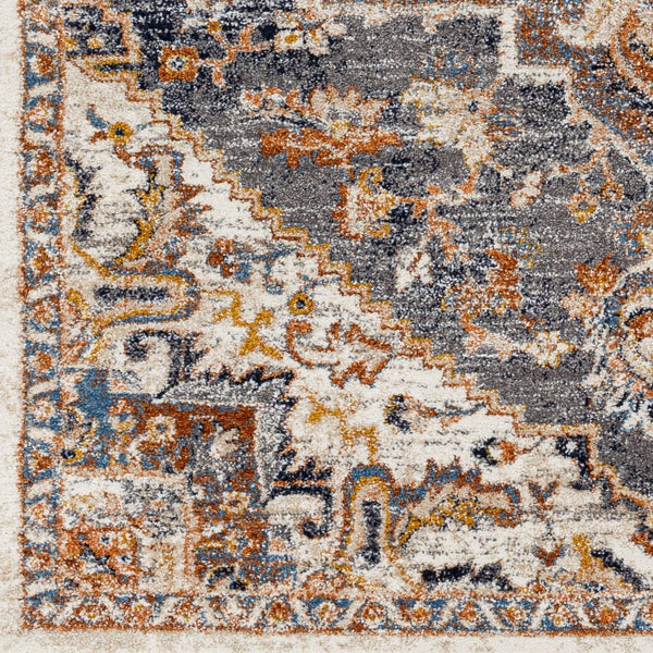 Livabliss Tuscany Traditional Polypropylene High Pile Area Rug Turkish Woven Living Room Accent Cream, Gray 2' x 2'11" TUS2334-23