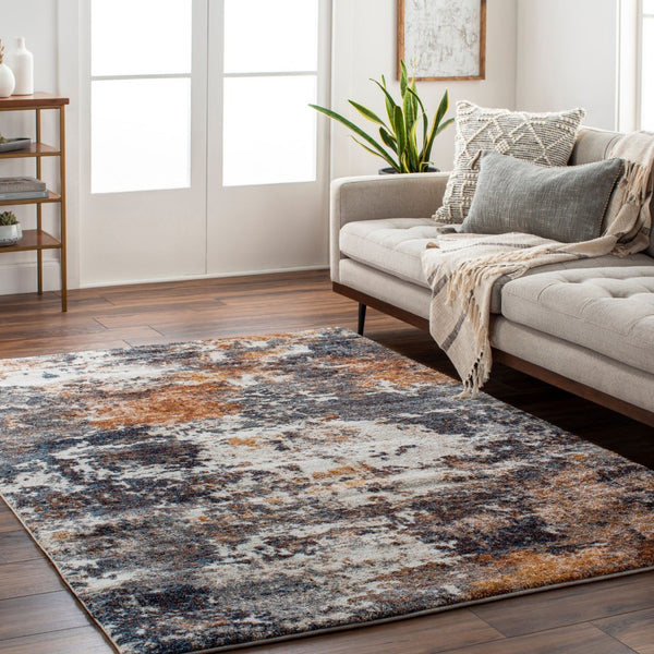 Livabliss Tuscany High Pile Polypropylene Area Rug Minimalist Design for Living Room Floors Brown, Dusty Co 2' x 2'11" TUS2336-23