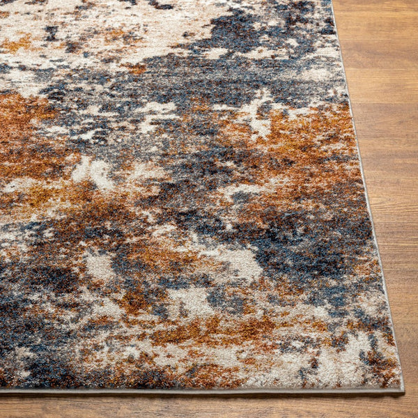 Livabliss Tuscany High Pile Polypropylene Area Rug Minimalist Design for Living Room Floors Brown, Dusty Co 2' x 2'11" TUS2336-23