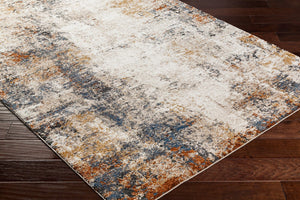 Livabliss Tuscany High Pile Polypropylene Rug Stain Resistant Entryway and Hallway Accent Ivory, Charcoal 6'7" x 9'6" TUS2339-6796