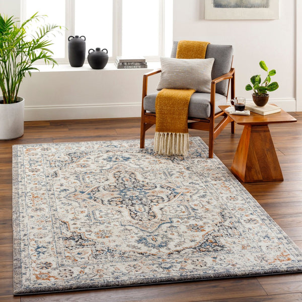 Livabliss Tuscany Square High Pile Area Rug Soft Polypropylene Blend Scandinavian Modern Living TUS2343-710SQ