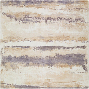 Livabliss Tuscany High Pile Polypropylene Machine Woven Rug for Scandinavian Modern Living Beige, Ivory 7'10" x 7'10" TUS2344-710SQ