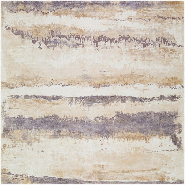 Livabliss Tuscany High Pile Polypropylene Machine Woven Rug for Scandinavian Modern Living Beige, Ivory 7'10" x 7'10" TUS2344-710SQ