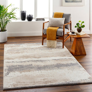 Livabliss Tuscany High Pile Polypropylene Machine Woven Rug for Scandinavian Modern Living Beige, Ivory 8'10" x 12'2" TUS2344-9121