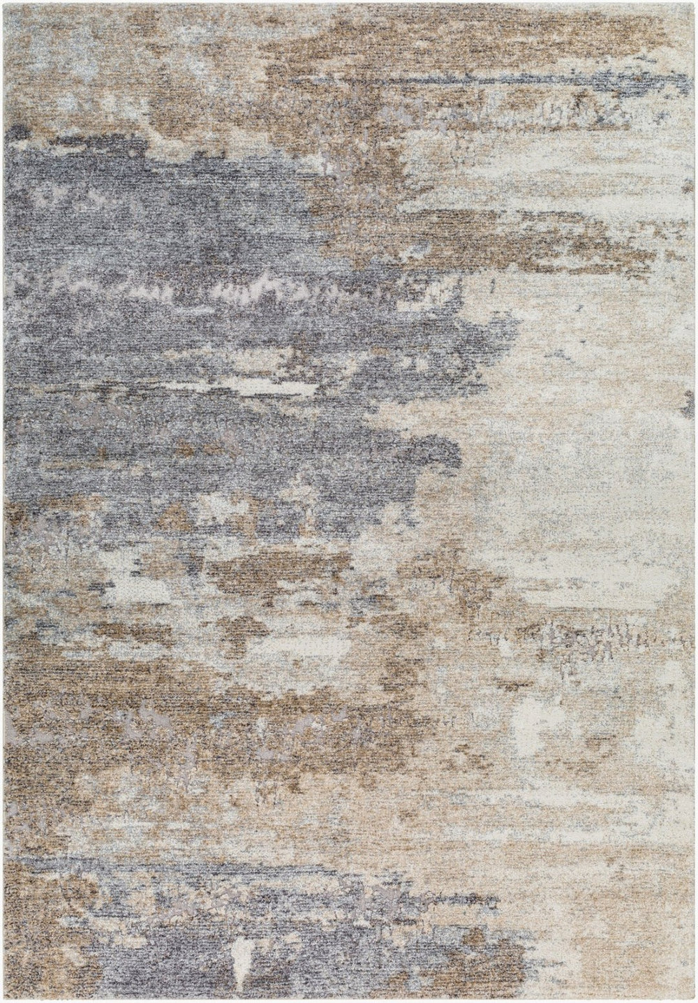 Livabliss Tuscany Plush High Pile Area Rug Turkey Woven Polypropylene Modern Living Room Beige, Ivory 4'3" x 5'7" TUS2346-4357