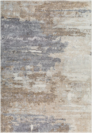 Livabliss Tuscany Plush High Pile Area Rug Turkey Woven Polypropylene Modern Living Room Beige, Ivory 4'3" x 5'7" TUS2346-4357