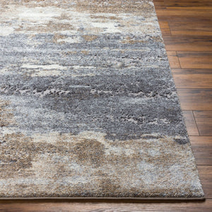Livabliss Tuscany Plush High Pile Area Rug Turkey Woven Polypropylene Modern Living Room Beige, Ivory 4'3" x 5'7" TUS2346-4357
