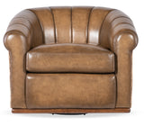 Spencer Swivel Chair Brown CC802-SW-078 Hooker Furniture