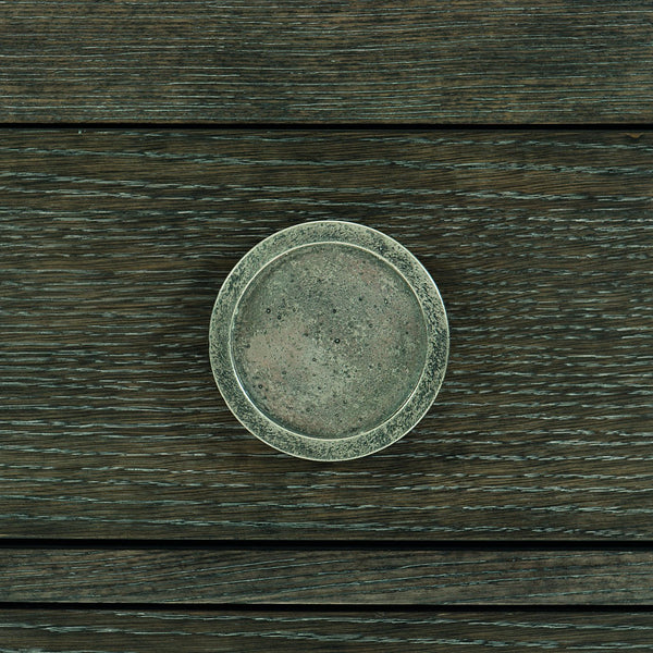 Bernhardt Bernhardt Linea Dresser In Cerused Charcoal — Bow‑Front Rustic Modern 8-Drawer With Jewelry‑Like Hardware 384054B