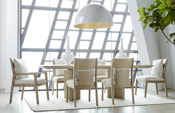 A.R.T. Furniture North Upholstered Side Chair Set Of 2 - Transitional Design In Shale Finish, Comfort & Style Combined Brown Parrawood Solids,Quarter Figured,Fiddle Ash Veneer. Foam & Cotton Filling,Fabric 269206-2556k2