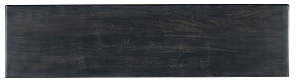 Hooker Furniture Commerce Entwined Credenza With Woven Wood & Bone Inlay, Black Mango Case, Soft-Close Doors, Media-Ready 7228-85081-99