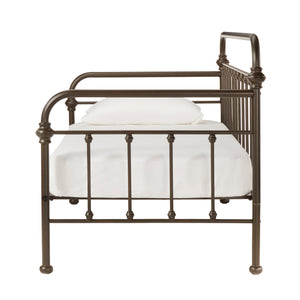 Homelegance By Top-Line Sione Antique Iron Metal Twin Daybed Bronze Metal