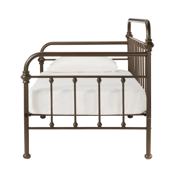 Homelegance By Top-Line Sione Antique Iron Metal Twin Daybed Bronze Metal