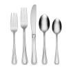 Lenox Oneida Tress 62 Piece Everyday Flatware Set, Service for 8 Metallic, STAINLESS METAL H081062A