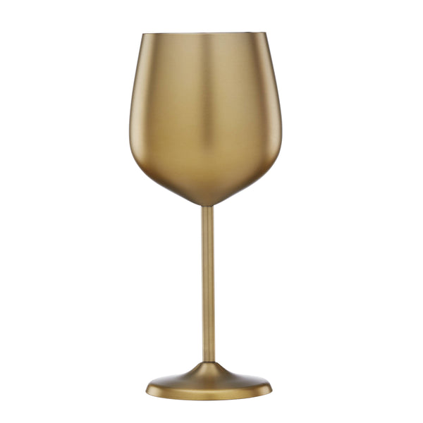 Lenox Cambridge 18 Oz Gold Stainless Steel White Wine Glasses, Set of 4 NO COLOR METAL EW002CBGLDDS