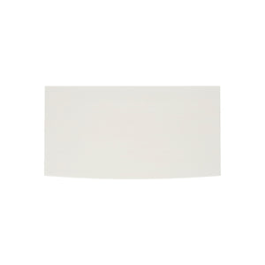 Bernhardt Bernhardt Silhouette Eggshell Nightstand With 3 Soft-Closing Drawers, Polished Stainless Accents 307234