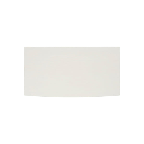 Bernhardt Bernhardt Silhouette Eggshell Nightstand With 3 Soft-Closing Drawers, Polished Stainless Accents 307234