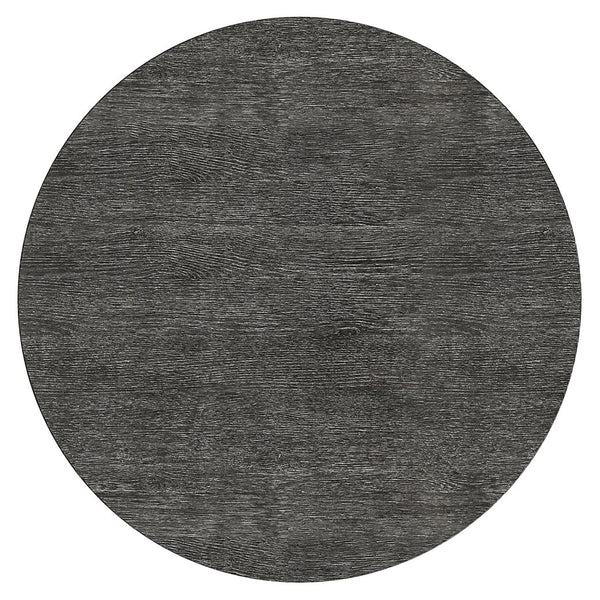 Bernhardt Bernhardt Menton Round Dining Table — 54" Rustic Oak Pedestal, Chamfered Edge, Sutton Finish Seats 4–6 K2054