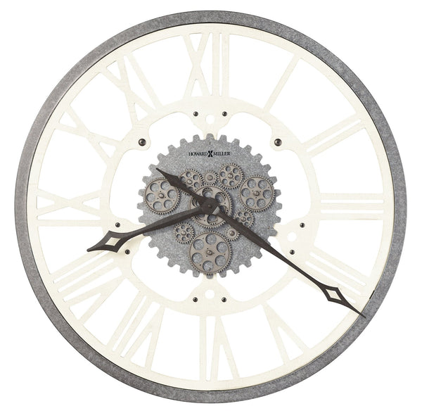 Hekman Furniture 625814 Zeila Wall Clock - Rustic Metal & Wood Design, 32" Vintage Charm With Roman Numerals  Zeila Wall Clock 625814