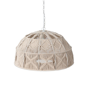 Park Hill Aria Macrame Dome Pendant ELH26176