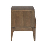 Homelegance By Top-Line Dominik Walnut Finish 1-Drawer Nightstand Brown Rubberwood