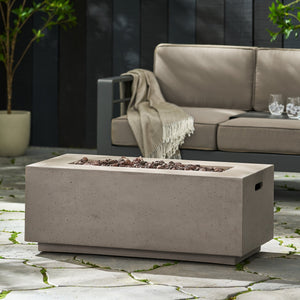 English Elm Mgo Concrete Propane Tank Cover Side Table for Modern and Industrial Interiors 59243.00WHI_63492.00LGRY-40K