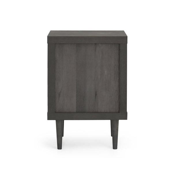 English Elm Christopher Knight Home® - 1-Drawer Nightstand With Faux-Wood Finish: Compact Storage For Modern Bedrooms & Apartments 72036.00GRY