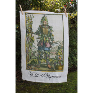 Habit de Vigneron Linen Towel TWL09 Elk Home