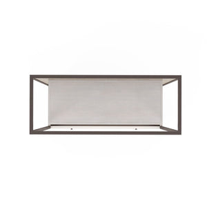 A.R.T. Furniture Mezzanine Etagere With 3 Floating Shelves, Drawer & Led Lighting - Dove Gray Finish For Elegant Storage Light Gray Parawood And Poplar Solids,Maple Veneer,Mirror,Steel 325401-2249
