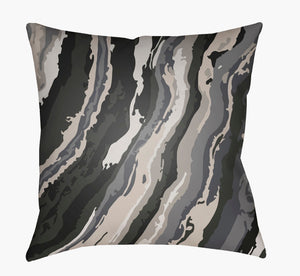 Livabliss Textures Woven Polyester Square Accent Pillow Polyfill Insert for Sofa or Chair Ink Blue, Navy 20"L x 20"W TX011-2020