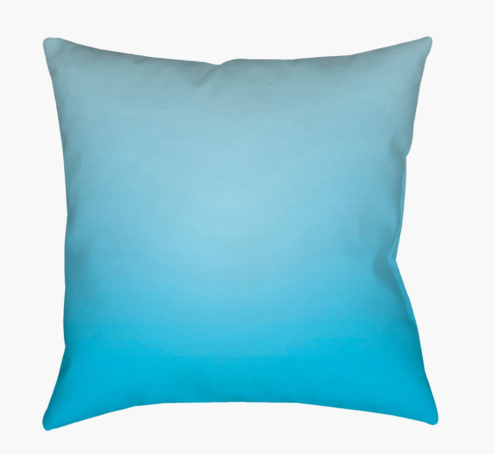 Livabliss Textures Woven Polyester Square Accent Pillow for Sofa Bed or Reading Chair Neutral Modern Aqua, Sky Blue 22"L x 22"W TX034-2222