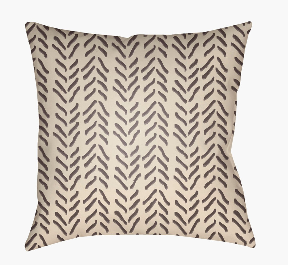 Livabliss Textures Woven Geometric Square Accent Pillow Polyester Shell for Sofas and Modern Interiors TX043-2222