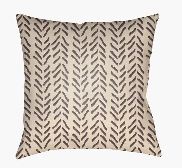 Livabliss Textures Woven Geometric Square Accent Pillow Polyester Shell for Sofas and Modern Interiors TX043-2222