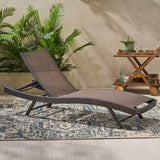 Christopher Knight Home® Noble House Kauai Pe-Outdoor Mesh Chaise