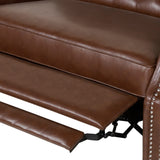 Christopher Knight Home® Noble House Oversize Faux Leather Recliner Dark Brown