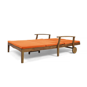 English Elm Christopher Knight Home® - Perla Double Chaise Lounge - Stylish Outdoor Seating With Adjustable Comfort & Weather-Resistant Design 63357.00ORG
