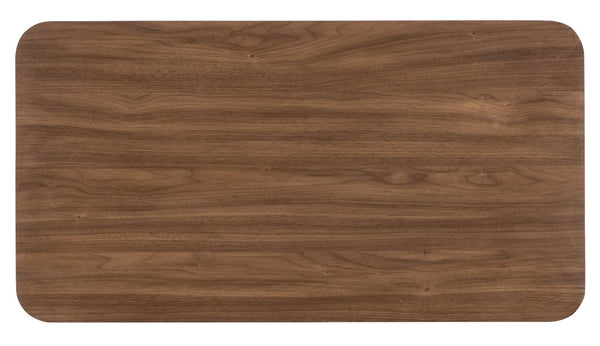 Hooker Furniture Eleana Light Caramel Three-Drawer Nightstand With Charging Station, Walnut Veneer & Sunlit Bronze Pulls 7252-90216-85